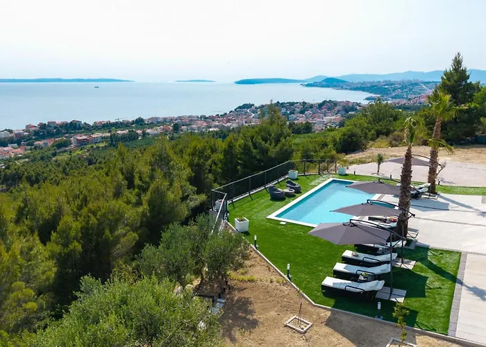 Villa El Capitano Private Seaview Retreat Near Split Podstrana